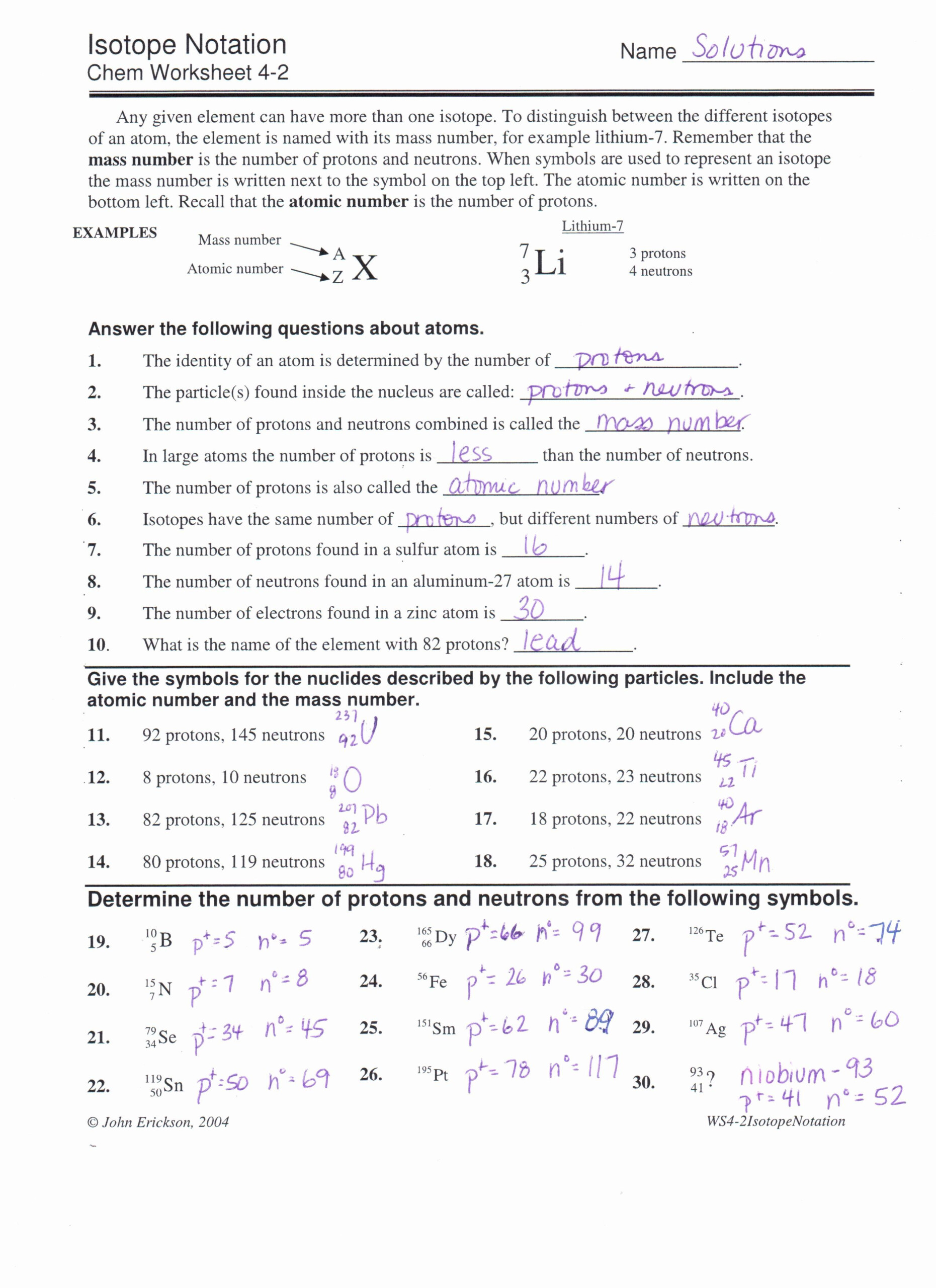 Atoms And Isotopes Worksheet Answers Inspirational Unit 2 Chapters 4 5 Atoms And Isotopes Worksheet Answers Inspirational Unit 2 Chapters 4 5