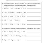 Chemistry Balancing Chemical Equations Worksheet Answer Key