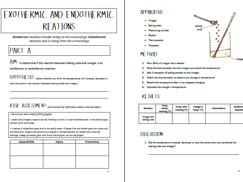 endothermic-reactions-vs-exothermic-reactions-chemistry-worksheet-answer-key