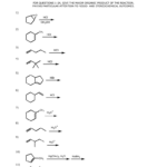 ORGANIC CHEMISTRY I PRACTICE EXERCISE Alkene Reactions