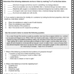 Properties Of Water Worksheet Answer Key Chemistry Worksheetpedia