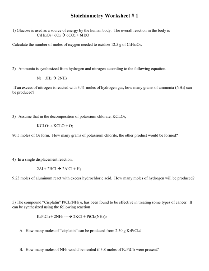 stoichiometry-worksheet-2-chemistry-answer-key-chemistryworksheet