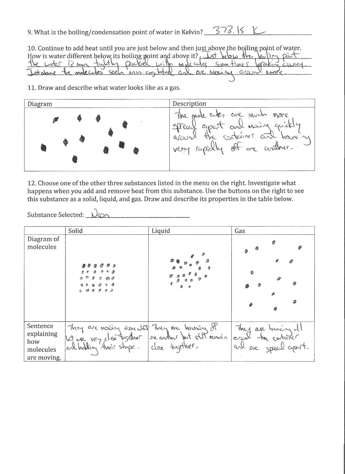 Visualizing Chemistry Activity 6 States Of Matter And Intermolecular Visualizing Chemistry Activity 6 States Of Matter And Intermolecular
