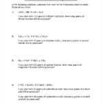 9 Sample Stoichiometry Worksheets Sample Templates Worksheet