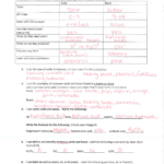 Acid And Base Worksheet