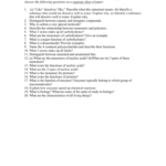 Chapter 2 Chemistry Of Life Review Worksheet