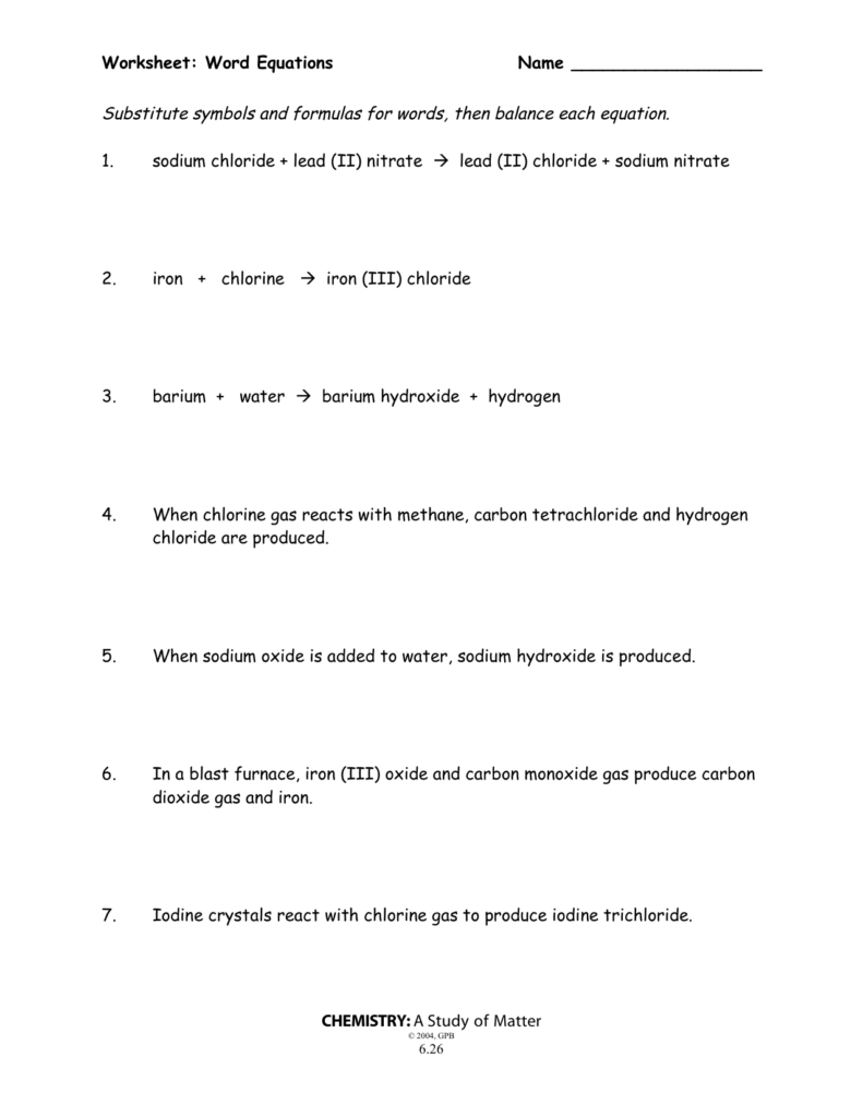 Chemistry Worksheet Reaction Rates Answers Chemistryworksheet